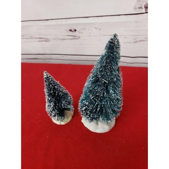 Choice Lemax 5.5" 3" Tree Arbre with snow - great for dollhouse miniatures 8B - Picture 4 of 7